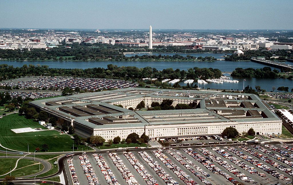 Le bâtiment du Département américain de la défense à Washington. 