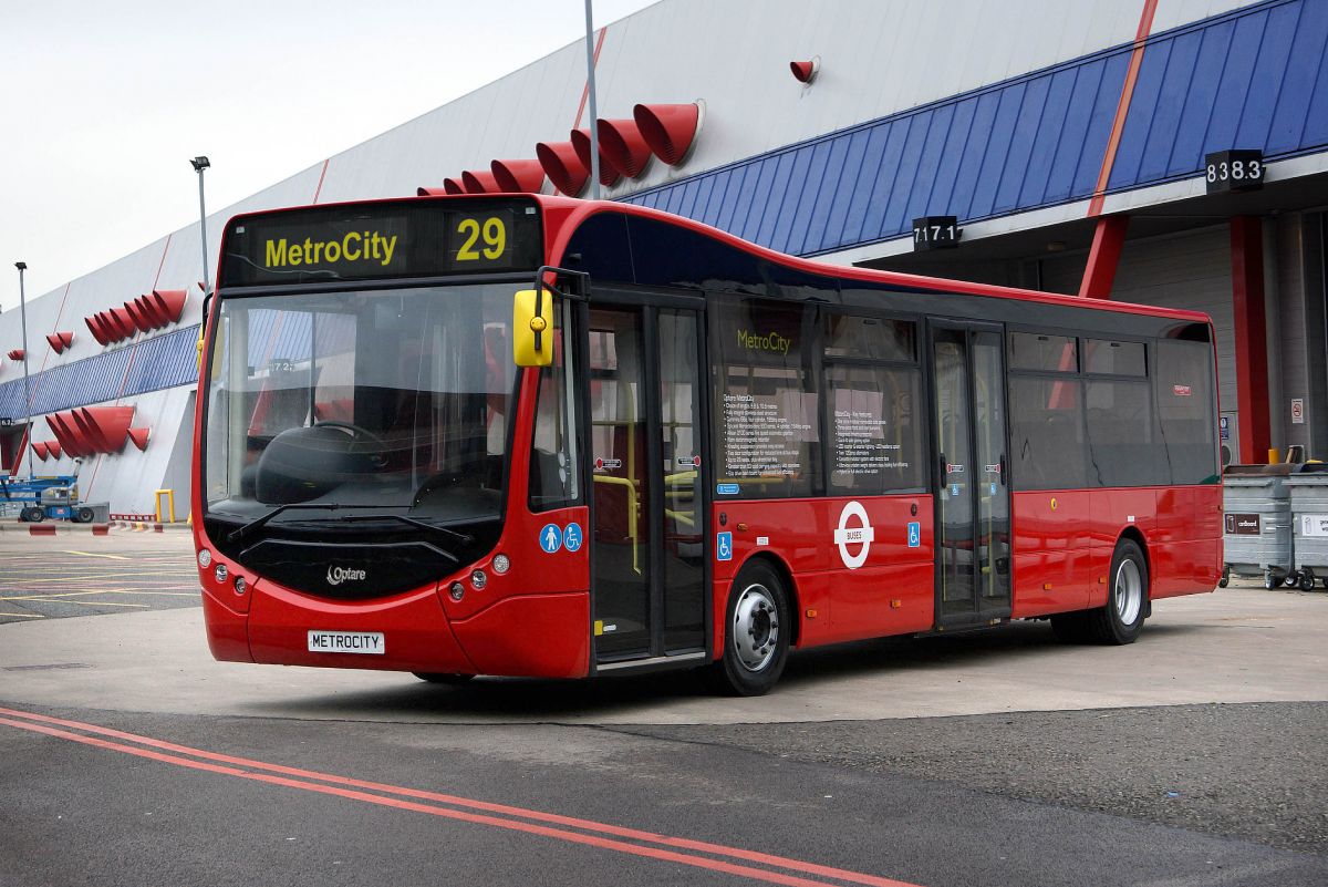 optare metrocity bus électrique à londres