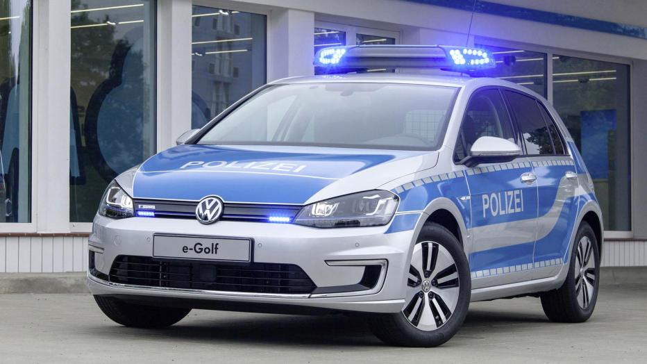 volkswagen e-golf police