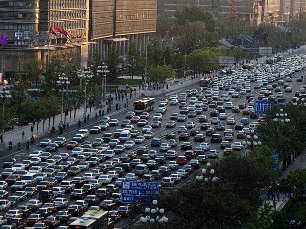 trafic routier pékin