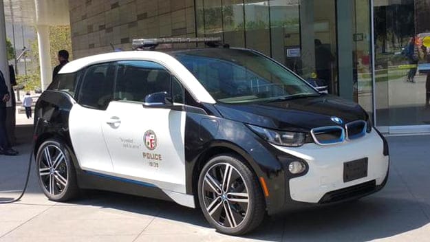 bmw i3 police los angeles