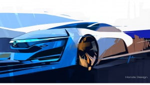 Honda : un concept car à pile à combustible présenté à Los Angeles