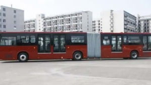 BYD dévoile un nouveau bus 100 % électrique de 18 mètres