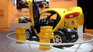 Renault Twizy Cargo: exposée à Bruxelles sous les couleurs de DHL