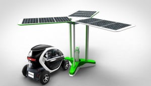 Recharge électrique : Advansolar présente une station solaire mobile