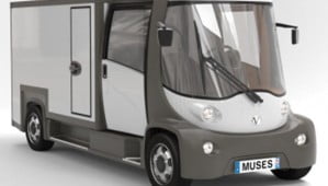 Utilitaire électrique : une camionnette frigorifique chez Muses