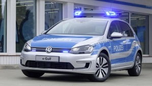 Volkswagen : l’e-Golf en véhicule de patrouille policière