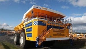 4 moteurs électriques Siemens de 1 200 kW pour le plus gros camion au monde