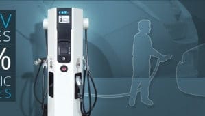 La borne de recharge rapide universelle DBT-CEV au Salon des maires