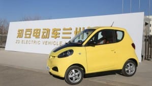 Marché chinois : les microcitadines électriques ont la côte