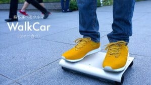 WalkCar : un ingénieur japonais conçoit un véhicule électrique pliable