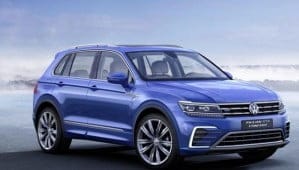 Salon de Détroit : Volkswagen dévoile la Tiguan GTE hybride rechargeable