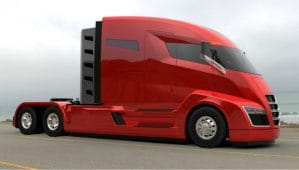 Le Nikola One: un poids-lourd électrique