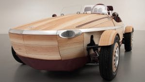 La Setsuna : une voiture électrique en bois signée Toyota