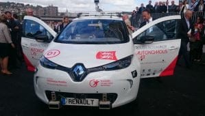 Un service de partage de voitures  électriques autonomes à Rouen