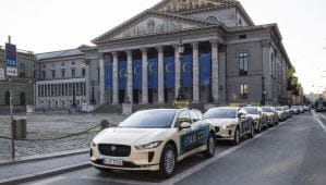 Taxi électrique : la Jaguar i-Pace séduit la ville de Munich